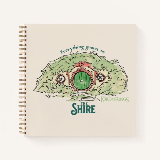 Everything Grows in THE SHIRE™ ノートブック (正面)