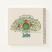 Everything Grows in THE SHIRE™ ノートブック (裏面)