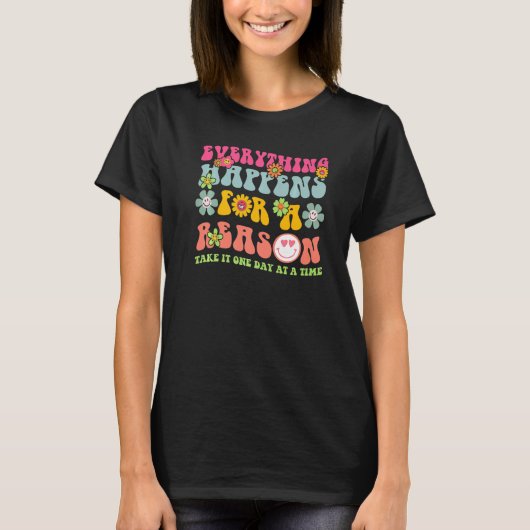 Everything Happens For A Reason Hawaii Beach Summe Tシャツ (正面)