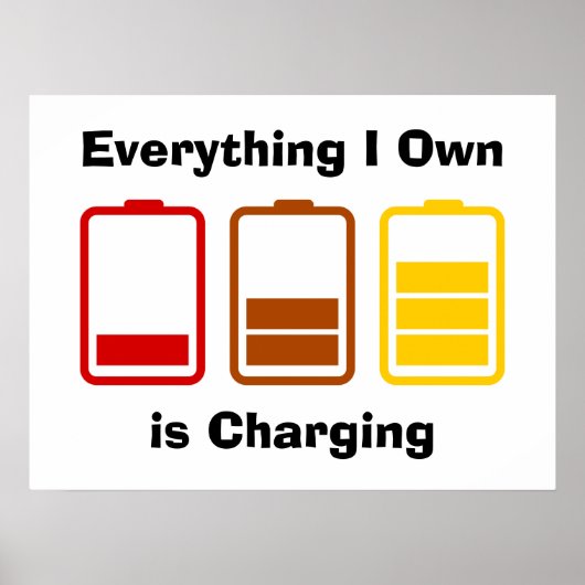 Everything I Own is Charging ポスター (正面)