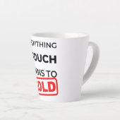 Everything I Touch Turns To Sold 2 カフェラテマグ (右アングル)