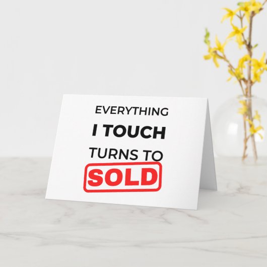 Everything I Touch Turns To Sold 2 カード (黄色い花)