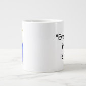 Everything in life is luck Donald Trump Coffee Mug ジャンボコーヒーマグカップ (正面)
