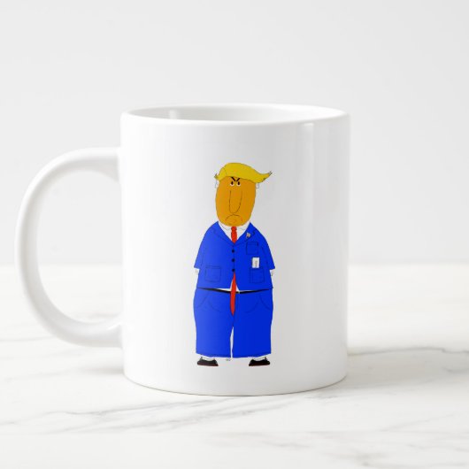 Everything in life is luck Donald Trump Coffee Mug ジャンボコーヒーマグカップ (左)