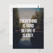 Everything Is懸命引用文 ポストカード (正面/裏面)