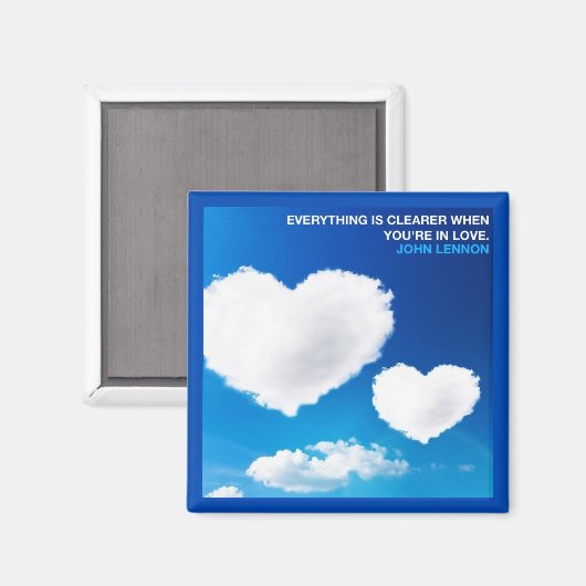 EVERYTHING IS CLEARER WHEN YOU'RE IN LOVE マグネット (正面/裏面)