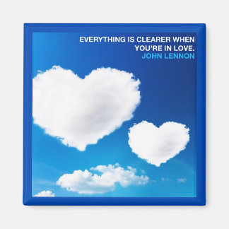 EVERYTHING IS CLEARER WHEN YOU'RE IN LOVE マグネット
