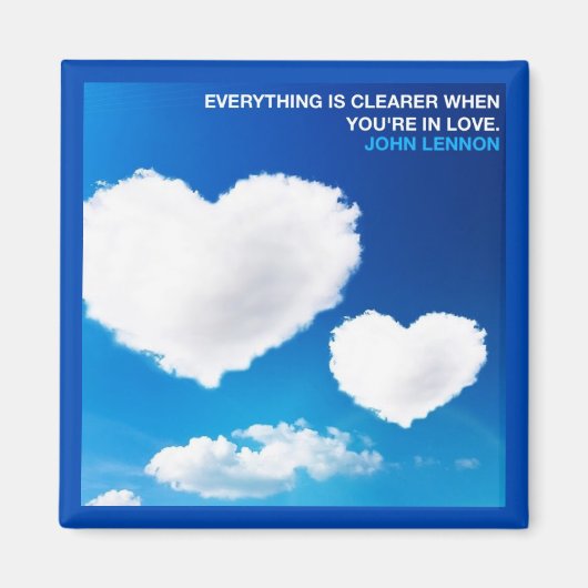 EVERYTHING IS CLEARER WHEN YOU'RE IN LOVE マグネット (正面)