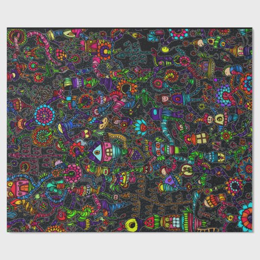 Everything is connected ラッピングペーパー (フラット)