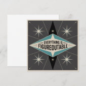 Everything Is Figureoutable ノートカード (正面/裏面)