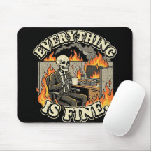 Everything Is Fine | おもしろいスケルトンのダンプスターファイア