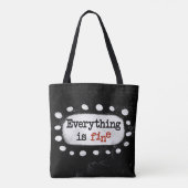 Everything Is Fine トートバッグ (裏面)