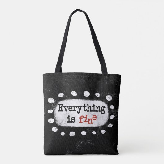 Everything Is Fine トートバッグ (裏面)