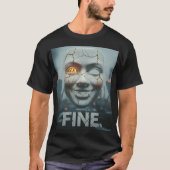 Everything Is Fine (Cracked Smile) T-Shirt Tシャツ (正面)
