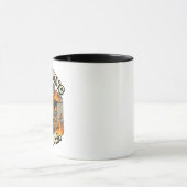 Everything Is Fine | Funny Skeleton Dumpster Fire マグカップ (中央)