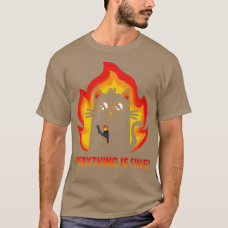 Everything is fine tシャツ