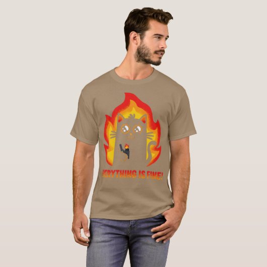 Everything is fine tシャツ (正面フル)