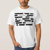 everything is fine trust your government tシャツ (正面)