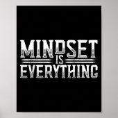 Everything Is Mindset Inspirational Mind Motivatio ポスター (正面)