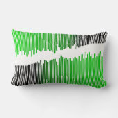 Everything is Music Song Player Green Barcode ランバークッション (裏面)