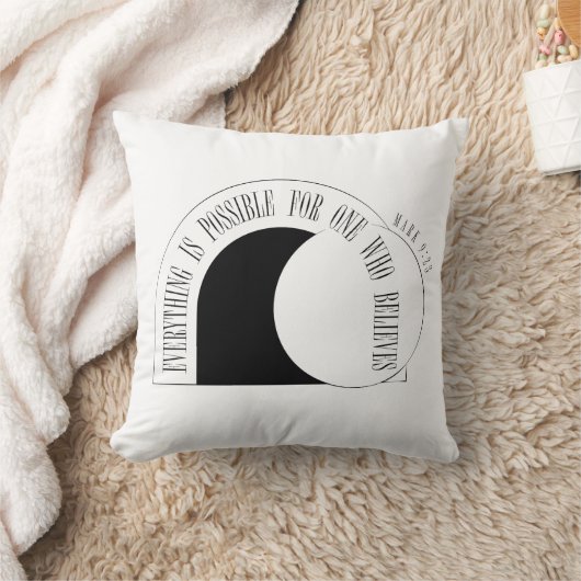 Everything is Possible - Mark 9:23 クッション (ブランケット)