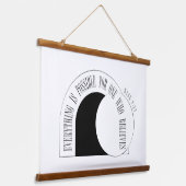  Everything is Possible - Mark 9:23 吊り下げ型タペストリー (傾斜あり)