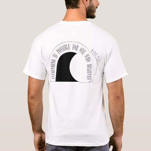 Everything is Possible - Mark 9:23 Tシャツ (裏面)