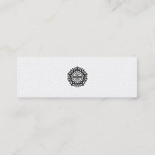 Everything Is Unfolding Perfectly Mini Affirmation ロイヤリティカード (裏面)