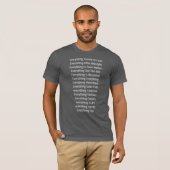 Everything / Nothing Tシャツ (正面フル)