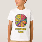 Everything Pizza Art Work by Kareem T-Shirt Tシャツ (正面)