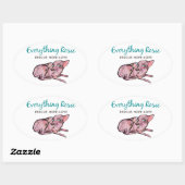 Everything Rosieスタンプ 楕円形シール (シート)