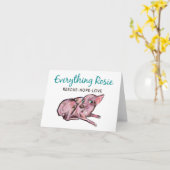 Everything Rosieノートカード カード (黄色い花)