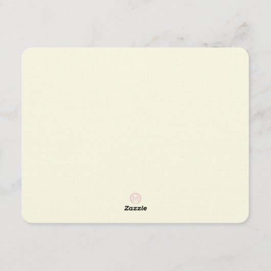 Everything’s Going to Be Fine Motivational Card 招待状 (裏面)