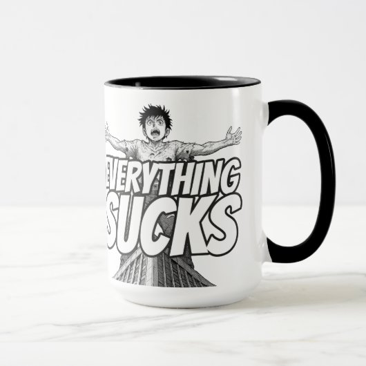 Everything Sucks Mug - Weirdest Timeline マグカップ (右)