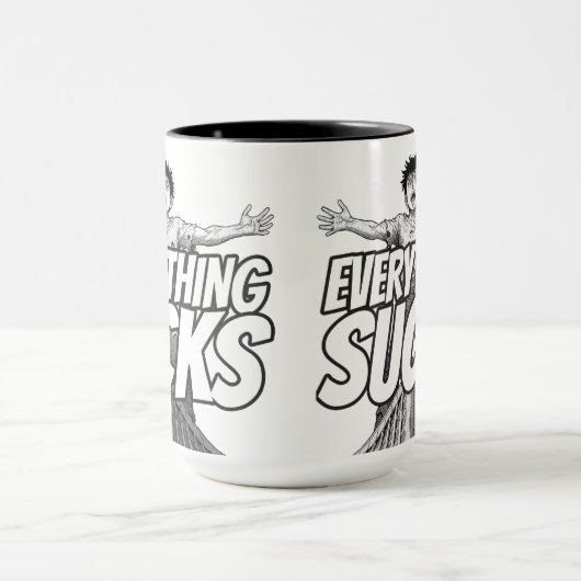 Everything Sucks Mug - Weirdest Timeline マグカップ (中央)