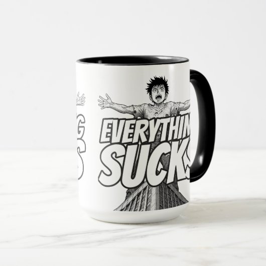Everything Sucks Mug - Weirdest Timeline マグカップ (正面右)