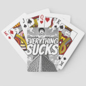 Everything Sucks Playing Cards - Weirdest Timeline トランプ (裏面)