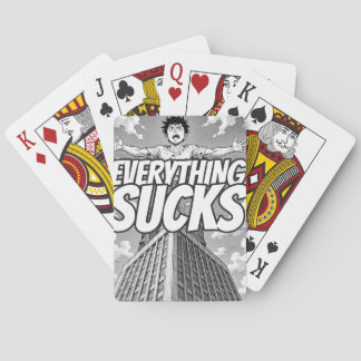Everything Sucks Playing Cards - Weirdest Timeline トランプ