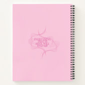Everything that is mine, will find me Quote, Pink ノートブック (裏面)