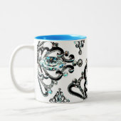 "Everything Tiara"ツートーンのコーヒーマグ ツートーンマグカップ (左)