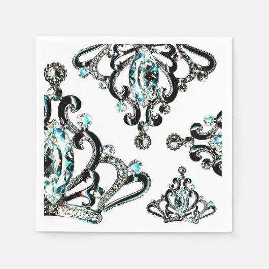 "Everything Tiara"紙ナプキンス スタンダードカクテルナプキン (正面)