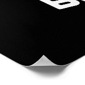 Everything Whale Be Ok おもしろい Whale Pun Dark BG ポスター (角)