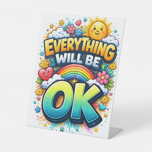 Everything Will Be OK 台座サイン (正面)