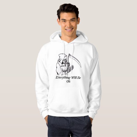 Everything Will Be OK Design Hoodie パーカ (正面フル)