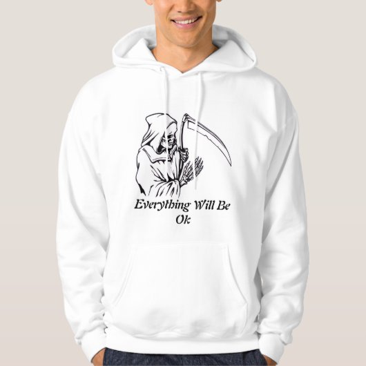 Everything Will Be OK Design Hoodie パーカ (正面)