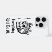 Everything Will Be OK iPhone 15 Pro Case iPhoneケース (裏面横)
