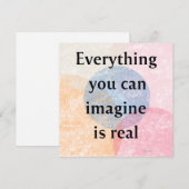 Everything You Can Imagine is Real 引用アートカード シーズンカード (正面/裏面)