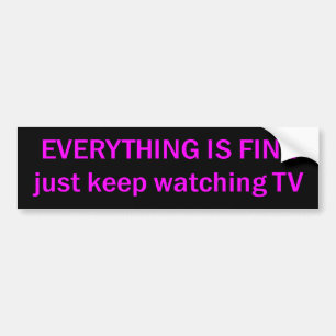 everythingFine バンパーステッカー