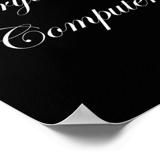 Everythings Computer In A Tesler Donald Trumps Ele ポスター (角)