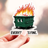 Everything's Fine ダンプスターファイヤー ビニールステッカー シール